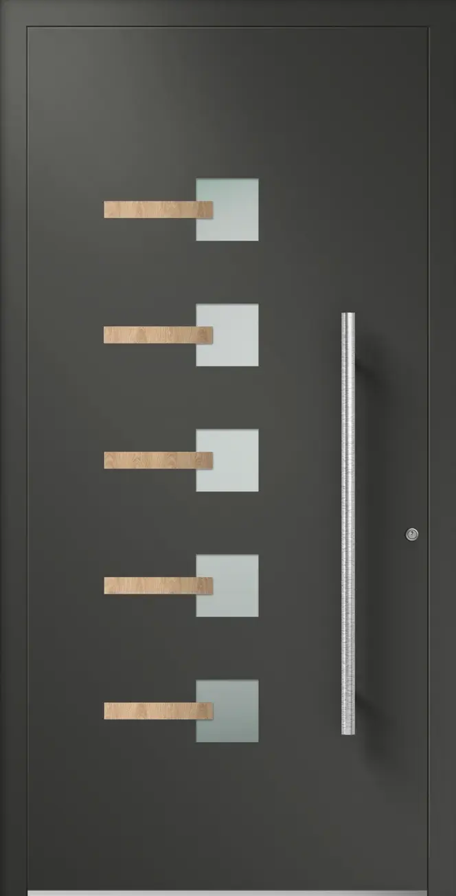 Haustür von Adoro: ECOS Pthohos - Tür mit kleinen detaillierten Applikationen