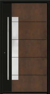 Haustür von Panz: BLACKLINE - Keramik Art Corten