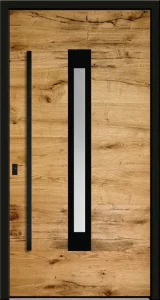 Haustüren von Panz: BLACKLINE - Lignum Echtholz
