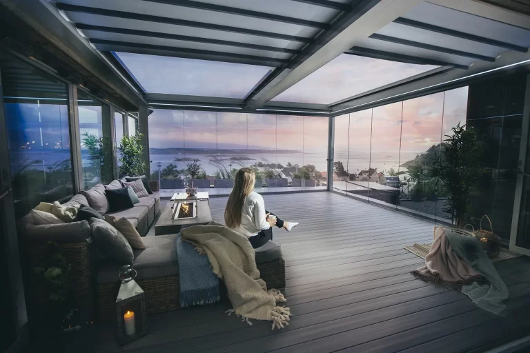 Lamellendach Brustor B300 an einem Haus in Sandefjord