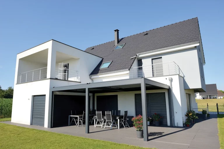 Lamellendächer von Brustor: textiles Faltdach B300