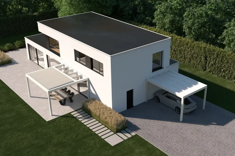 Brustor B720: Glasdach mit Sandwich-Paneelen