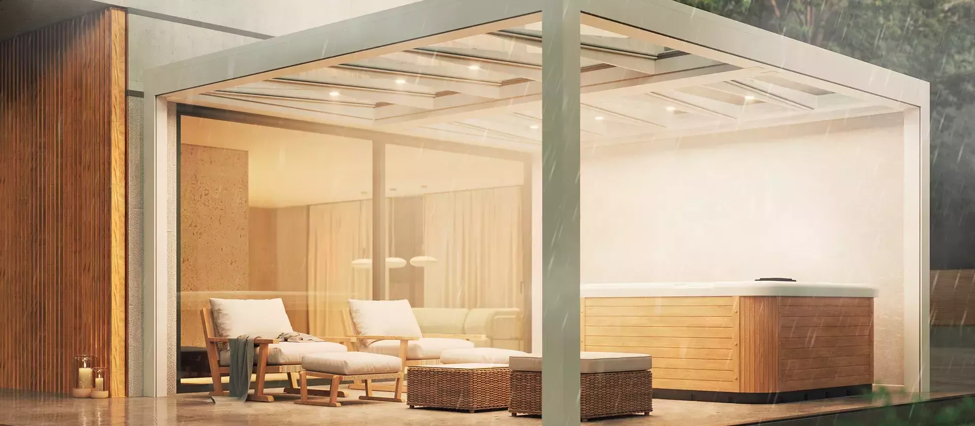 Lamellenpergola Referenz – Bad Salzungen und Umgebung