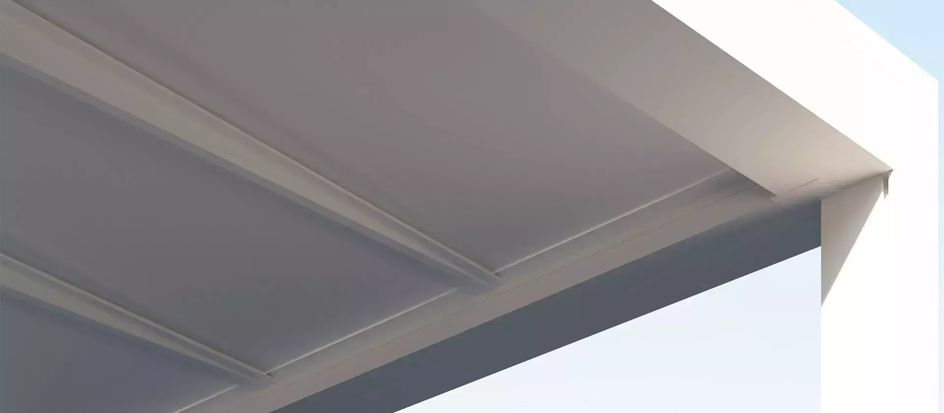 Aluminium-Carport mit Glasdach