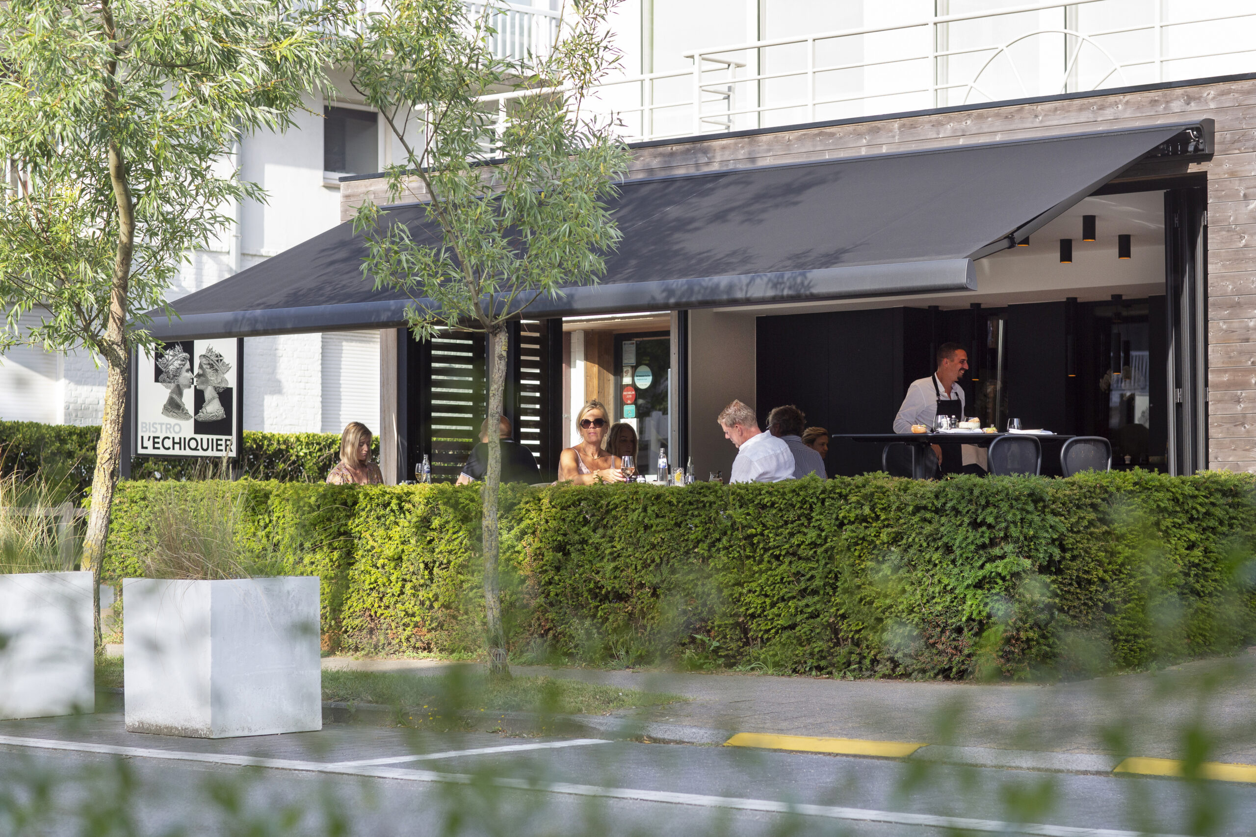 B35 Restaurant-Markise Aussenansicht